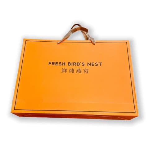 织带手挽彩印礼品纸袋