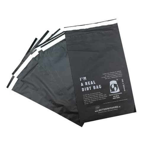 100% 再生料灰色快递袋